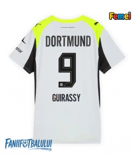 Borussia Dortmund Serhou Guirassy #9 Tricou Fotbal Replică 2025-26 Femei Deplasare